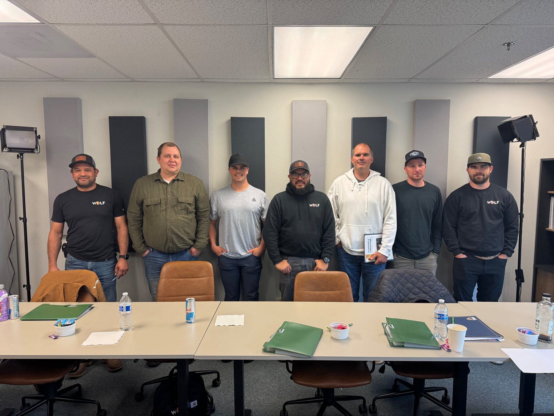 Training participants in the Mavix training room